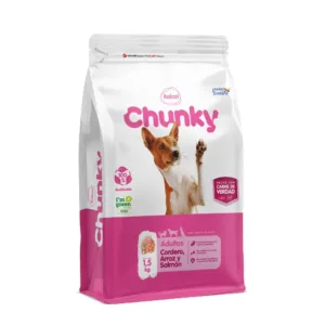 CHUNKY CACHORRO CORDERO, ARROZ Y SALMÓN